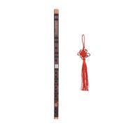 Acouto Clé d'instrument Traditionnel Chinois, Flûte Amère Dizi avec Nœud Chinois pour Débutants, Options E/F/mater, Flûte Chinoise Dizibamboo, clé Flûtedizi Chinoise de Ddizi Cbamboo (Touche G)
