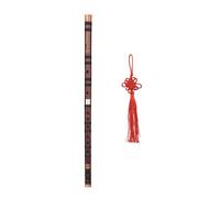 Acouto Clé d'instrument Traditionnel Chinois, Flûte Amère Dizi avec Nœud Chinois pour Débutants, Options E/F/mater, Flûte Chinoise Dizibamboo, clé Flûtedizi Chinoise de Ddizi Cbamboo (Touche Fa)