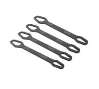 Acouto Clé Universelle en Acier uto-serrante à Double extrémité, Réglable de 8 à 22 Mm, Idéale pour un Usage Automobile et Domestique (BLACK)