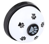 Acouto Cloche de Dressage pour Animaux de Compagnie, Cloches éducatives Interactives Portables pour Chiens et Chats, Jouets pour Le Dressage et la Communication des Animaux de Compagnie, Base Noire
