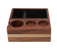 Acouto Coffee Knock Box, 4 en 1 Boîte à Marc de café en Bois Station de Bourrage de café Accessoires de Machine à café pour Cuisine Cantine Western Restaurant Bar