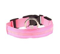 Acouto Collier pour Chien LED Taille M à Dégagement Rapide Collier pour Chien Lumineux à LED Super Brillante avec Boutons Cool et pour Quand Ha pour LEDCollier pour Lumineux à LEDCollier pour