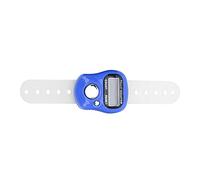 Acouto Compteur de doigts électrique pour la natation avec écran LCD réinitialisable à 5 chiffres pour prier et marcher les abdominaux + Compteur de doigts en silicone