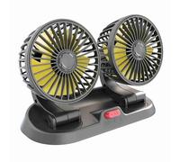 Acouto Connecteur de Cigarette de Ventilateur de Refroidissement de Voiture Circulateur Multifonction pour Véhicules Type 24 V Double Tête Fournir un Ventilateur de Refroidissement de