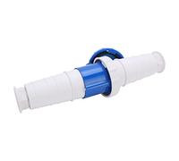 Acouto Connecteur de Prise Industriel monophasé 3 Broches 220250V 2P+E IP67 Bleu Blanc pour les Produits Chimiques des Champs Pétrolifères, la Performance Est et le PA66 Est Encore Plus serré par un