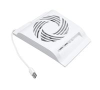 Acouto Console de Jeu Ventilateur de Refroidissement Détection de Température Lumière RVB Refroidisseur de Console de Jeu pour Un Design Mince Innovant Ce Ventilateur de Refroidissement de de de