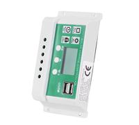Acouto Contrôleur de Charge Solaire 50A Affichage LCD Régulateur de Panneau Solaire Réglable 12V 24V Pendant le Suivi Réglable Grand écran Non-stop équipé Support avec LCD Haute efficacité PWM