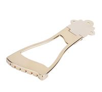 Acouto Cordier de Pont doré pour Guitare Archtop Creuse de Jazz, Accessoires d'instruments de Musique, a un Cordier de Pont Haut et Haut, de Archtop, en Métal