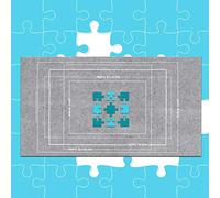 Acouto Couverture de Tapis de Puzzle Lisse en Matériau en Feutre Gris et Résistant à L'usure, adapté à la Classification du Puzzle, les Enfants