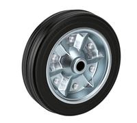 Acouto Cric de Remorque 1500 LB, Roue en Caoutchouc Massif de 9 Pouces avec Roulement à de 20 Mm pour Camping-cars, Bateaux, Remorques à Chevaux, Remorques Utilitaires