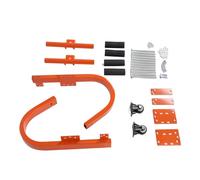 Acouto Crochet d'échelle de Toit Stabilisateur d'échelle en Acier en Caoutchouc T avec Roue pour un Accès Sûr et Facile Empêche les Dommages Maki Crochet 'échelle de Toit Stabilisateur 'échelle