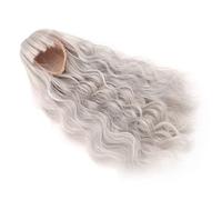 Acouto Curly Doll Wig Straight Bang Doll H DIY Polon de Remplacement de Poupée en Douceur pour 7,3? 8,3 Pouces Circonférence de Tête Poupée Silver Gris Curly Wig Hairstraight Bang Wigdoll H (Gris