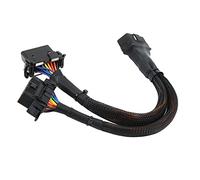Acouto dans 2 Extension Câble 16pin 30 Cm de Longueur Mâle à Femme Diagnostic Cable Câble 1 en 2 Extension CableObdii Diagnostic CableObd2 Spletter CableObd2