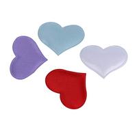 Acouto Décor en Forme de Cœur, Pétales en éponge Douce, Parfaits pour la Fête de Mariage de la Saint-valentin, 500 Pièces de Confettis en Forme de Cœur Rouge pour les Décorations (3,2 cm couleurs