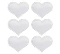 Acouto Décor en Forme de Cœur, Pétales en éponge Douce, Parfaits pour la Fête de Mariage de la Saint-valentin, 500 Pièces de Confettis en Forme de Cœur Rouge pour les Décorations (3,2 cm blanc 500