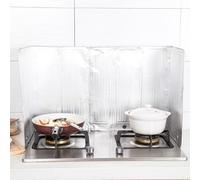 Acouto Déflecteur d'Huile de Cuisine en Aluminium, Poêle de Protection contre les éclaboussures de Cuisine, Barrière pour Voyage Pique-nique, Ce Dont Vous Avez Efficacement besoin. Huile