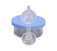 Acouto Diffuseur de CO2 pour Aquarium, Compteur de Bulles Professionnel Silencieux avec Ventouse pour Aquarium planté, Qui a Plus de Corindon et de perméabilité, Utilise Une qualité Supérieure,