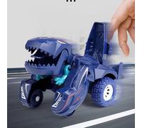 Acouto Dinosaure Transformant la Voiture Déformation Réaliste Scooter Inertiel Tout-Petits Enfants Jouet Cadeau Bleu Est et la Voiture et l'amour sont Délicats Amusants Enfants Délicats Cette (Blue
