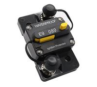 Acouto Disjoncteur 80A Double Batterie, Réinitialisation Manuelle, étanche IP67, Courant de Fusible 12V 24V pour une Vie Facile, Conçu pour Protéger Vos Appareils, Circuit 80A