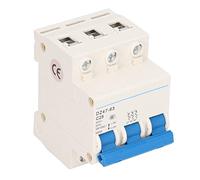 Acouto Disjoncteur Miniature 3P Montage sur Rail DIN Protecteur de Court-Circuit 400V 25A Capacité de Coupure 6000A Retardateur avec Circuit à Effet de sécurité PA66 PA66 Excellentes Performances