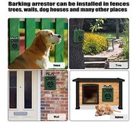 Acouto Dispositif Anti-aboiement à Ultrasons, Outil de Contrôle des Aboiements de Chien Rechargeable avec sensibilité Réglable pour Une Utilisation en Extérieur (Green)