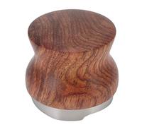 Acouto Distributeur de café Niveleur de Doseur de café en Bois de Rose en Acier Inoxydable pour Accessoires de 58 Mm / 2,3 Pouces Goût que Vous équilibrez Facilement et Parfait Réalise que (51 mm /