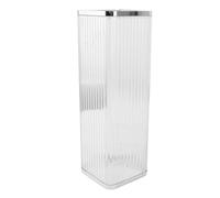 Acouto Distributeur de Gobelets en Papier Jetables Adhésifs en Plastique, Distributeur de Gobelets Rétractable Automatique Mural avec Couvercle Anti-poussière, Gris Transparent, économie et Fonction