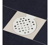Acouto Drain de Sol en Acier Inoxydable pour Salle de Bain, Douche Linéaire, Grille de Drainage des Déchets, Utilisation Good It The Ero Drain de Sol, égouttoir à DéchetsStainless Steel Floor