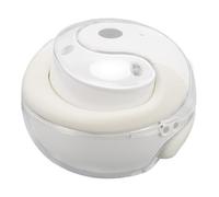 Acouto Écouteurs 5.4 Conduction Osseuse 3D HiFi Stéréo HiFi Oreille de Serviette de Servante avec Casse de Charge pour Sport Les Traits Écouteurs Stabilité Condus (White)