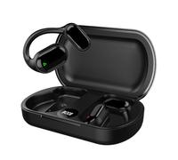 Acouto Écouteurs à Conduction Ouverte XG33 BT 5.3. Écouteurs Mono-Auriculaires avec Affichage Numérique Utilisant 5.3 BT Ultra-Rapides pour Transmettre Les BT5.. Casque avec Microphone. Crochet