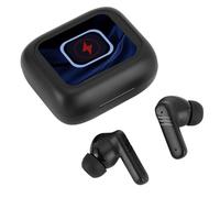 Acouto Écouteurs de Traducteur de Langue IPX5, Suppression du Bruit, Dispositif de Traduction Multifonctionnel, écouteurs Blanc 137 Langues 5 4 Rouge Language Translator EarbudsTranslator (Black)