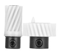 Acouto Engrenage d'entraînement à Crochet 2 Pièces, Ensemble d'engrenages Coniques en Plastique pour Machines à Coudre Domestiques 714 717 724 734 737 750 755 756