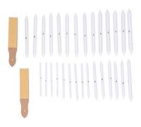 Acouto Ensemble de Mélange de Souches et de Tortillions, 30 Pièces, Outils de Dessin, Fournitures de Croquis avec Pointeur en Papier de Verre et Trousse à Crayons pour Artistes ét