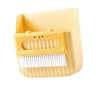 Acouto Ensemble de Pelle à Poussière Petit Balai Ours Mignon Kit de Balai de Bureau COMPACT Multifonctionnel Outils de Nettoyage pour Clavier de Bureau Jaune COMPACT Léger pour Ranger Mini Ensemble