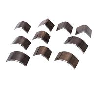 Acouto Ensemble de Poinçons pour Cuir 10 Pièces Acier au Carbone Durable