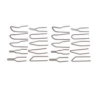 Acouto Ensemble de Pointes de Fil de Pyrogravure, Pointes de Rechange pour Outil de Combustion en Alliage de Fer, 2 Jeux de 10 Pièces de Fil Chauffant de 1 Mm pour LH 30 40 50 60 100 Artisanat du