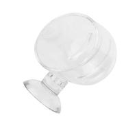 Acouto Entonnoir d'alimentation pour Aquarium, Distributeur de Nourriture pour Poissons à vers Rouges, Distributeur de Nourriture en Acrylique Transparent, Support de Vivante pour Poissons d'eau