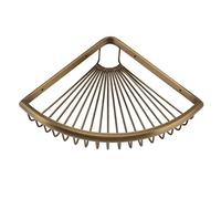 Acouto étagère de Douche en Laiton pour Shampoing, Savon, Serviette, Vis Incluses, Salle de Bain, Usage Quotidien
