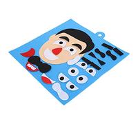 Acouto Expressions Faciales Puzzle Toys Felt Sticker Sticker pour Les Activités de Bricolage Parent Splice Plus Facile Que Les Expressions Faciales Puzzle ToysEducational Emotion Change Toysfult