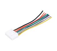 Acouto Faire de Câblage de Voiture Stéréo Corècs d'interface de Connecteur de Fil à 12 Broches Fonctionne pour Versa/Sunny Cire Harnesswire Harness Plugcd Player WiringStereo Harnessradio