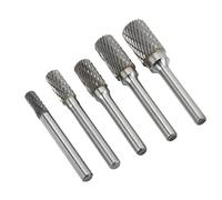 Acouto Fraise en Carbure de Lime, Ensemble de Limes Rotatives Durables, 5 Tailles Différentes pour un Meulage de Précision dans les Applications Automobiles et Aéronautiques