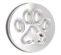 Acouto Gamelles en Métal pour Chien à Alimentation Lente, Gamelle en Acier Inoxydable pour Races de Taille Moyenne et Grande, Design Peu Profond pour Un Accès Facile