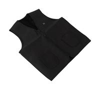 Acouto Gilet Chauffant Veste Chauffante en Polaire avec Chargement USB 3 Niveaux de Chaleur 89,6 à 125,6 Degrés F Fermeture éclair Col en V Vêtements Chauffants pour Femmes Hiver Travail en Plein