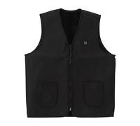 Acouto Gilet Chauffant Veste Chauffante en Polaire avec Chargement USB 3 Niveaux de Chaleur 89,6 à 125,6 Degrés F Fermeture éclair Col en V Vêtements Chauffants pour Femmes Hiver Travail en Plein