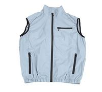 Acouto Gilet de Refroidissement 3 Niveaux Réglables Microporeux Respirant Vêtements Climatisés avec Ventilateurs pour le Travail par Temps Chaud XL de l'extérieur Grand Corps Microporeux le Long de