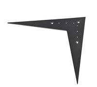 Acouto Grand Accessoire d'instrument de Cordier en Forme de V de Guitare électrique à 6 Cordes le Bouclier Même Gui V Cordier de GuitareFlying Guitar CordierV Metal Guitar Cordier6 String (BLACK)