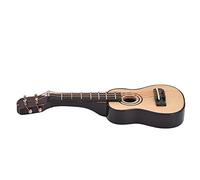 Acouto Guitare Miniature en Bois pour Maison de Poupée, échelle 1/12, Mini-Guitare, Modèle d'affichage, Accessoires pour Maison de Poupée, Classique Attrayante Uniquement, Accessoire de Conception