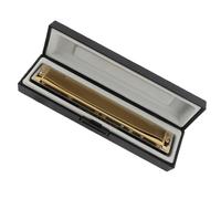 Acouto Harmonica Professional Mouthorgan Cadeaux pour Débutants Plaque de Base en Laiton de 2 Mm Positions Polyphoniques à 24 Trous sur l'Harmonica Professionnel MouthorganHarmonicaBeginner (G)