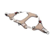 Acouto Harnais pour Animaux de Compagnie Réfléchissant Réglable Doux Respirant Gilet de Marche pour Chien Sûr pour l'entraînement Voyage Marron M être ajusté Quelle Taille Tout Est Réglable en (L)