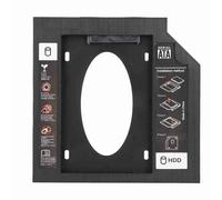 Acouto HDD Bay Général 9,5 Mm 2,5 Pouces vers 2ème Disque Dur SSD Couvercle du Plateau pour Ordinateur Portable CD DVD ROM Emplacement pour Lecteur Lecteur ATA Général vers Disque Dur
